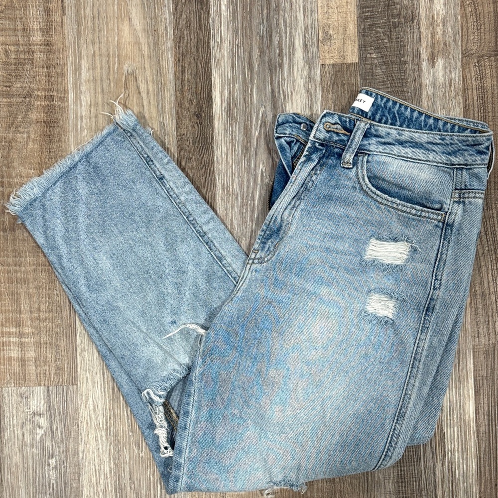 Flying Monkey Light Blue Denim
